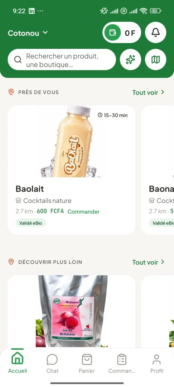 Les produits près de vous 